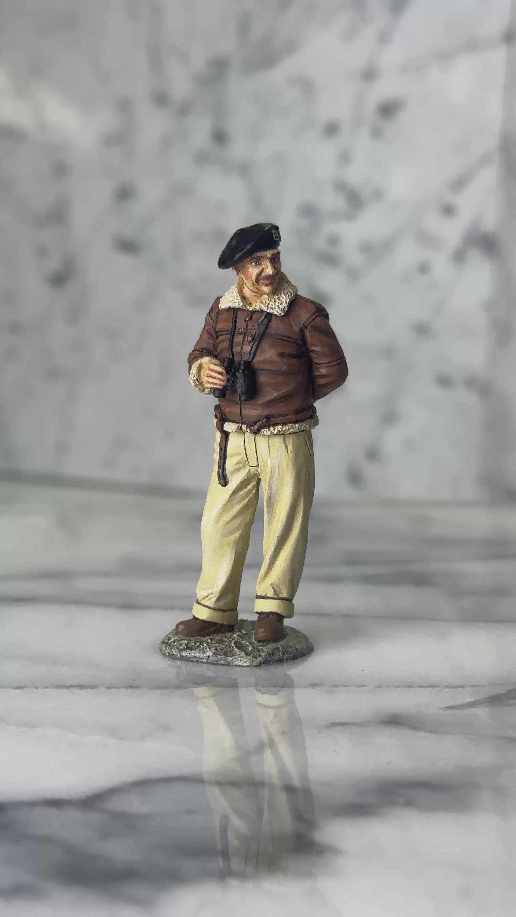 Monty in Normandy military miniature