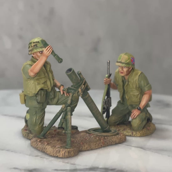 360 view of Marines Mortar Team.