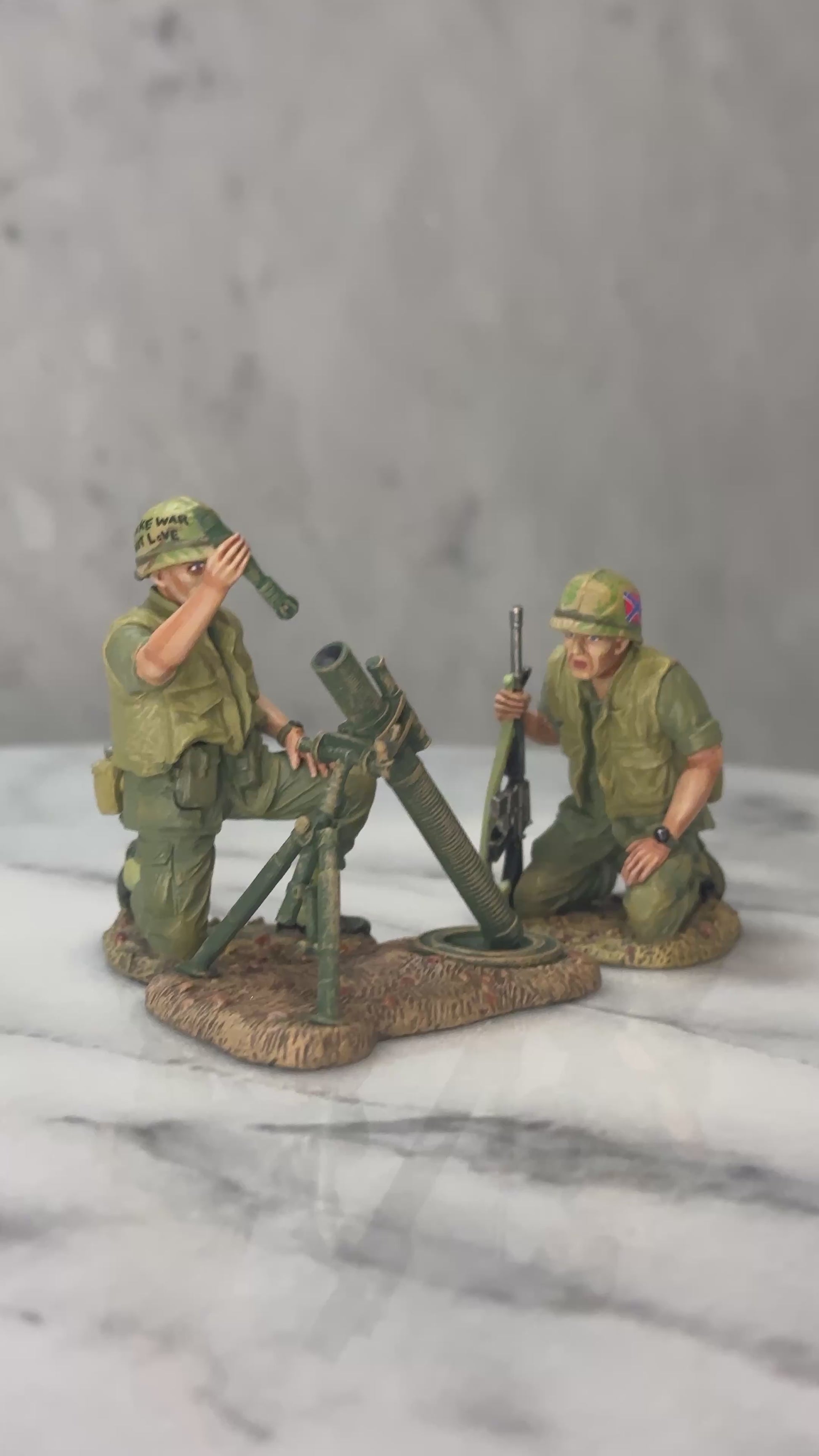 360 view of Marines Mortar Team.