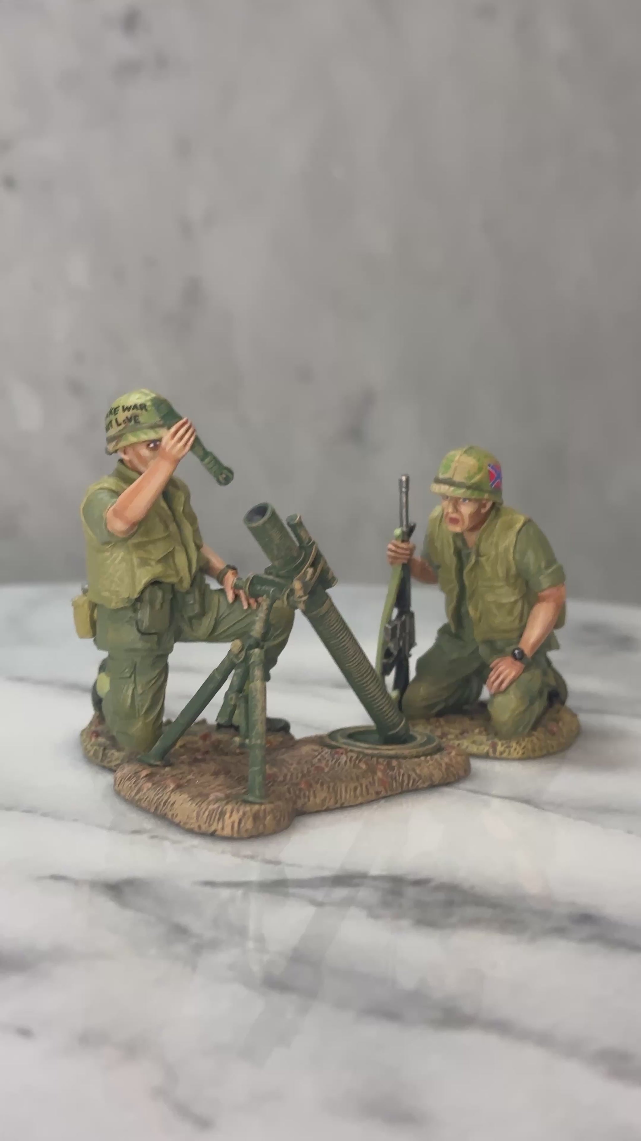 360 view of Marines Mortar Team.