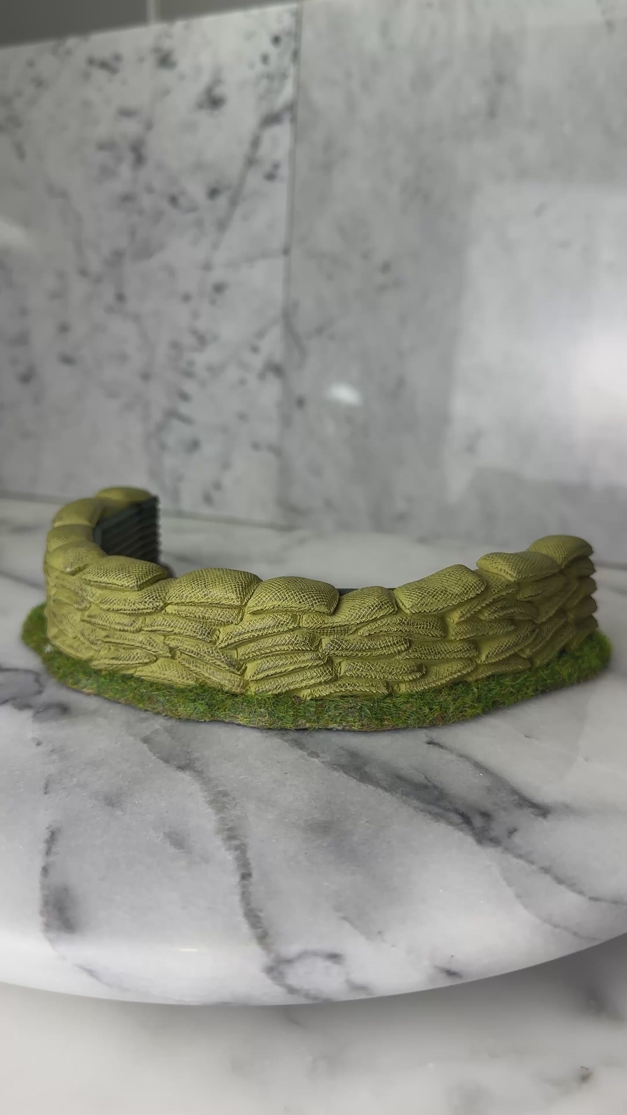 360 view of Firebase Sand Bag Emplacement