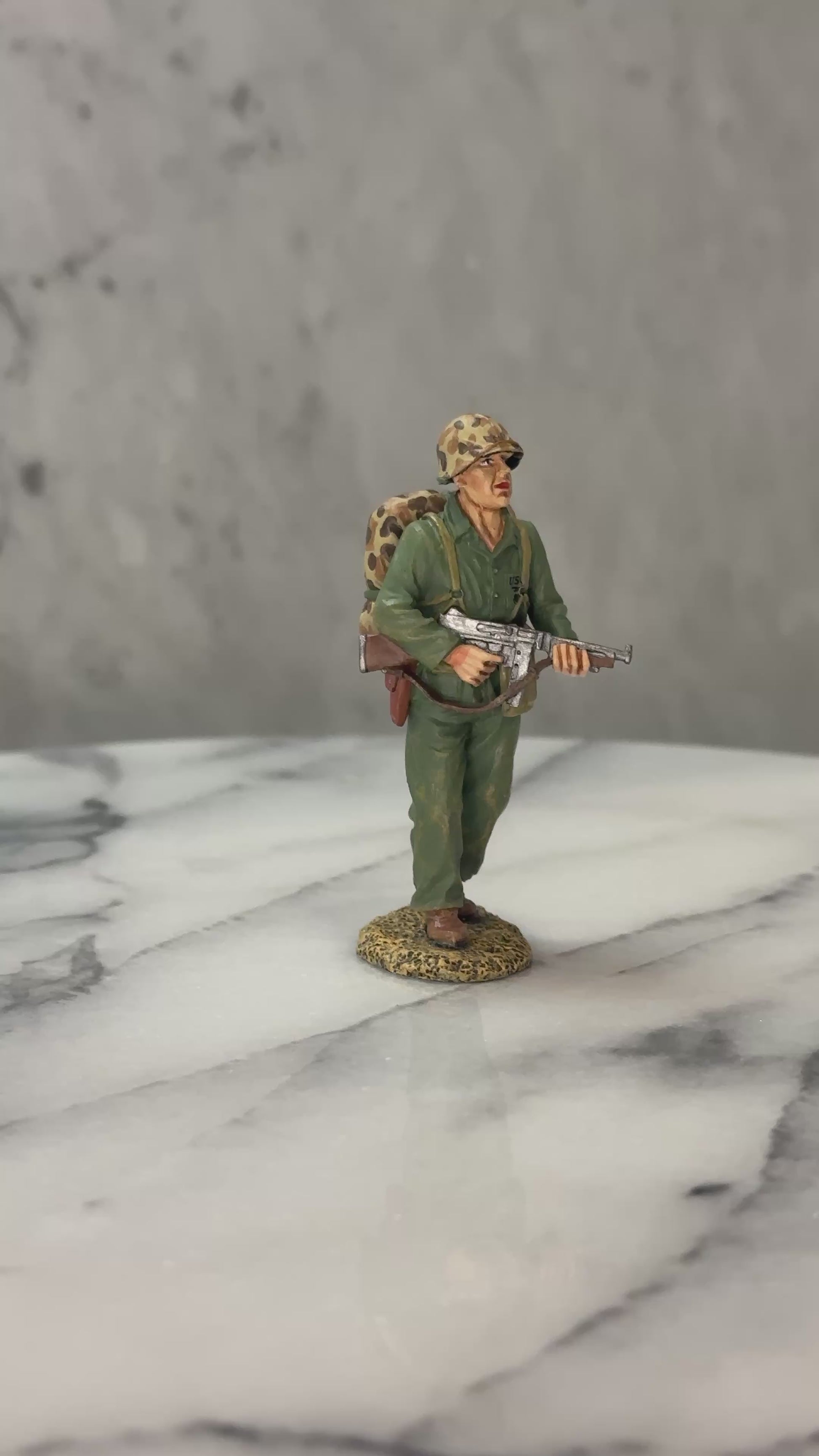 360 view of Walking Marine Sergeant.