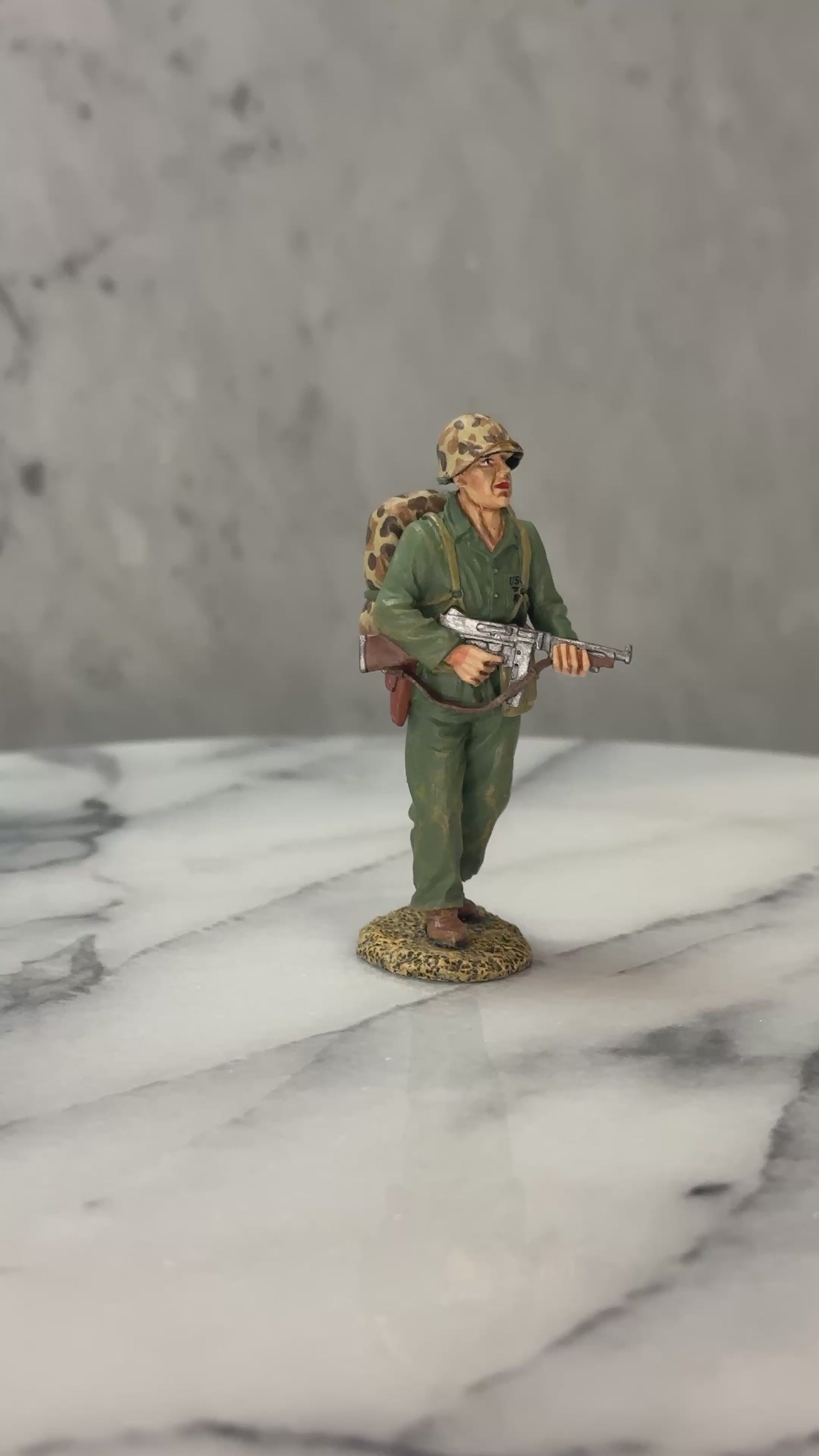 360 view of Walking Marine Sergeant.