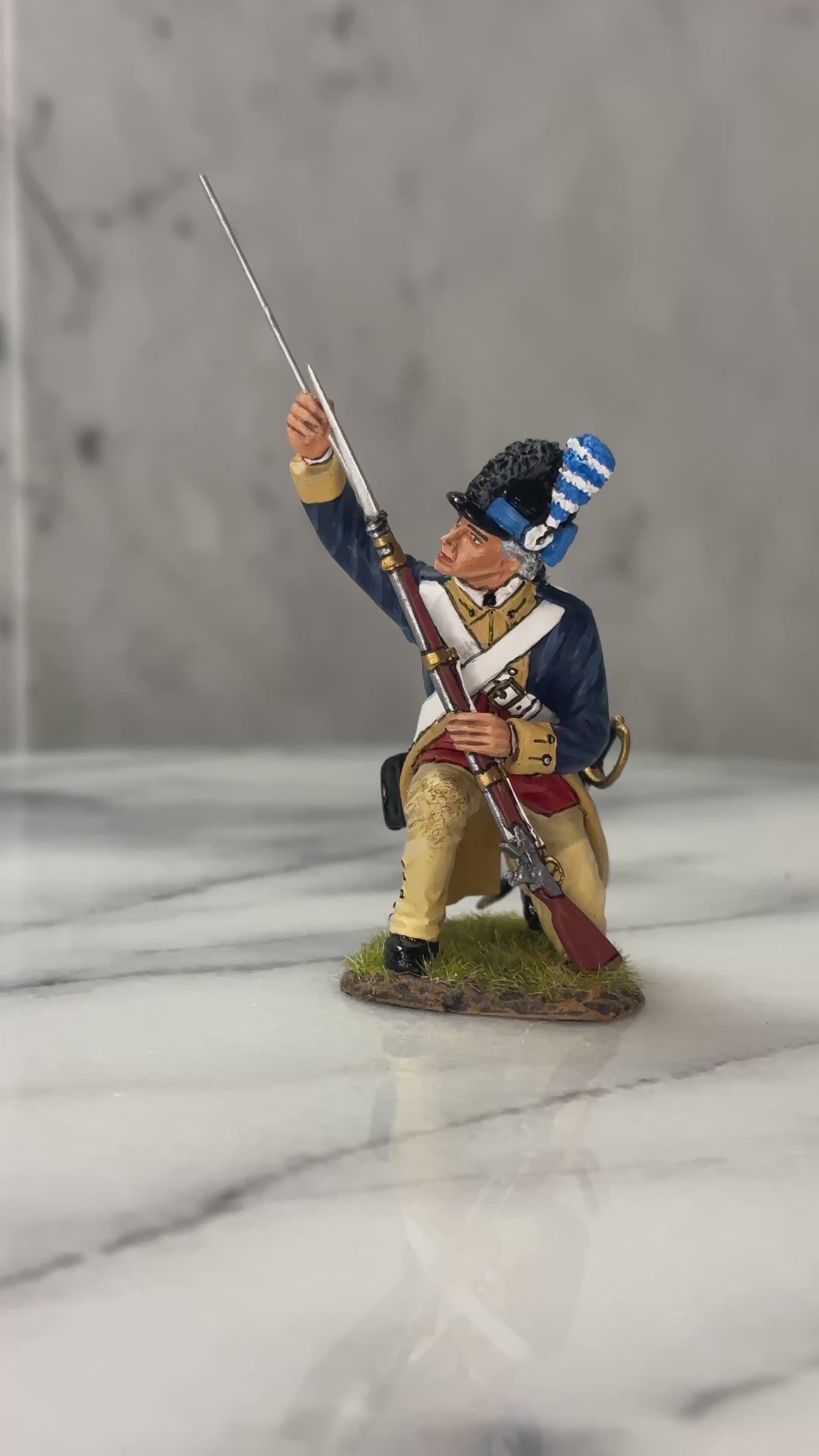 360 view of W.G.C. Kneeling with Ramrod