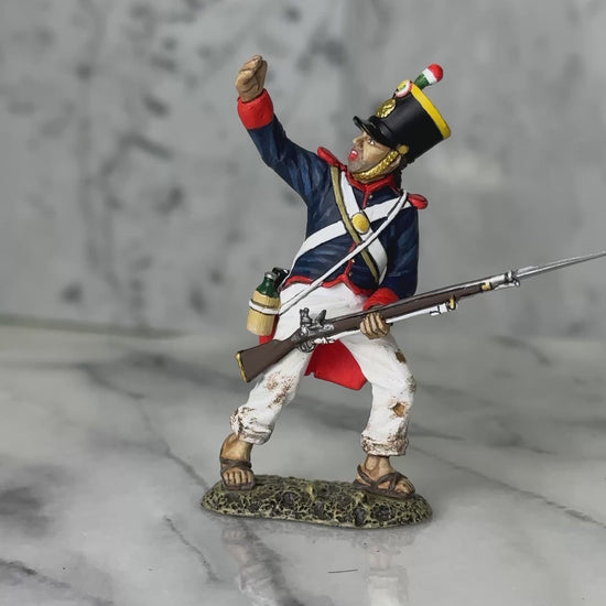 Santa Anna's Shouting Soldier military miniature