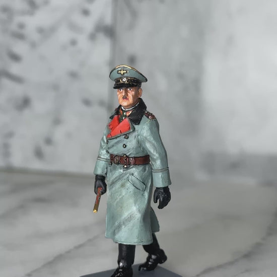 360 view of military miniature General Gerd Von Runstedt