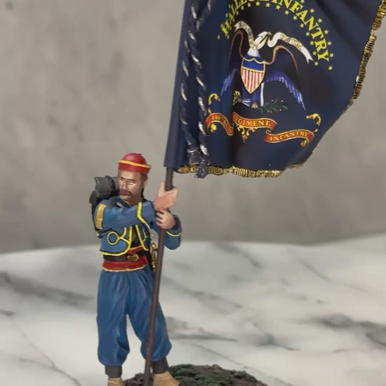 360 view of New York Zouave with Regimental.
