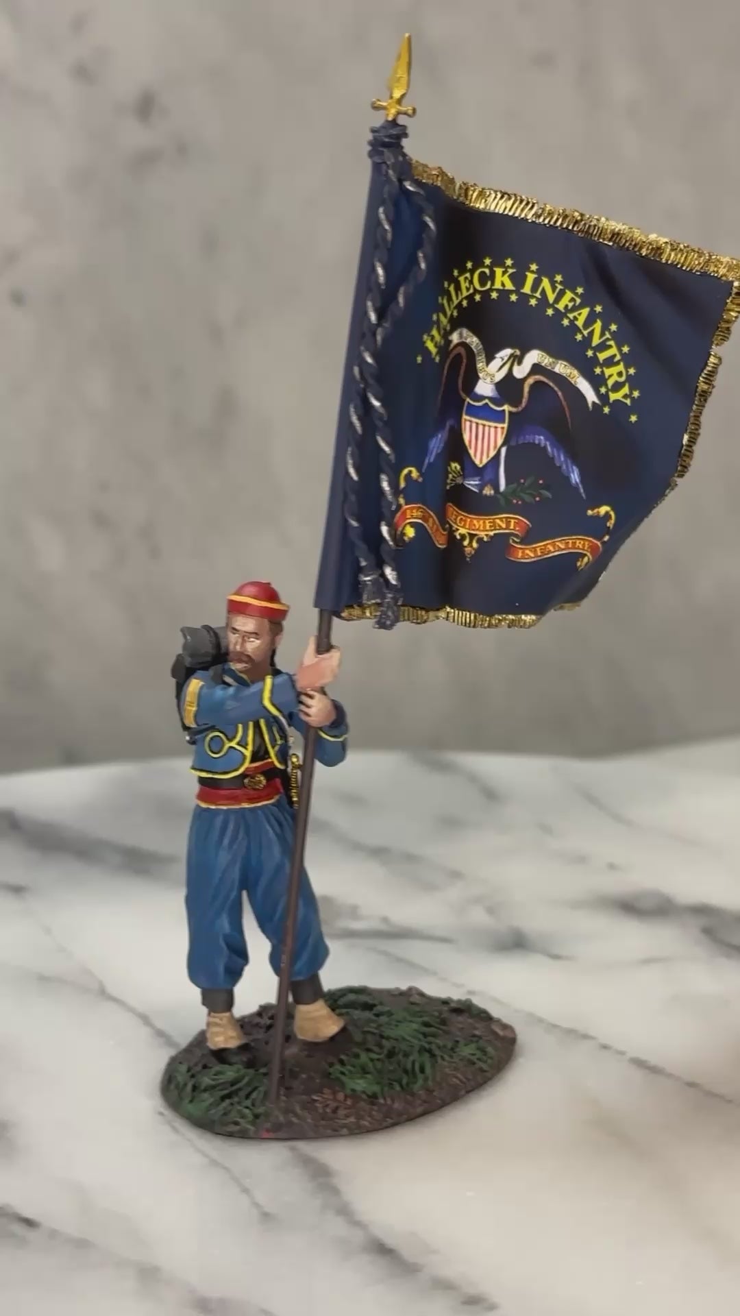360 view of New York Zouave with Regimental.
