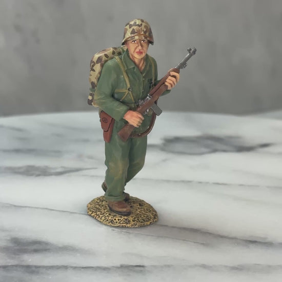 Walking Marine Officer 360 view.