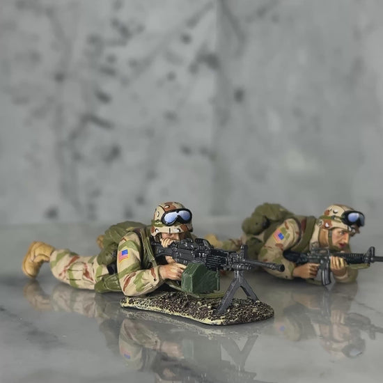 360 view of Rangers M249 SAW Team