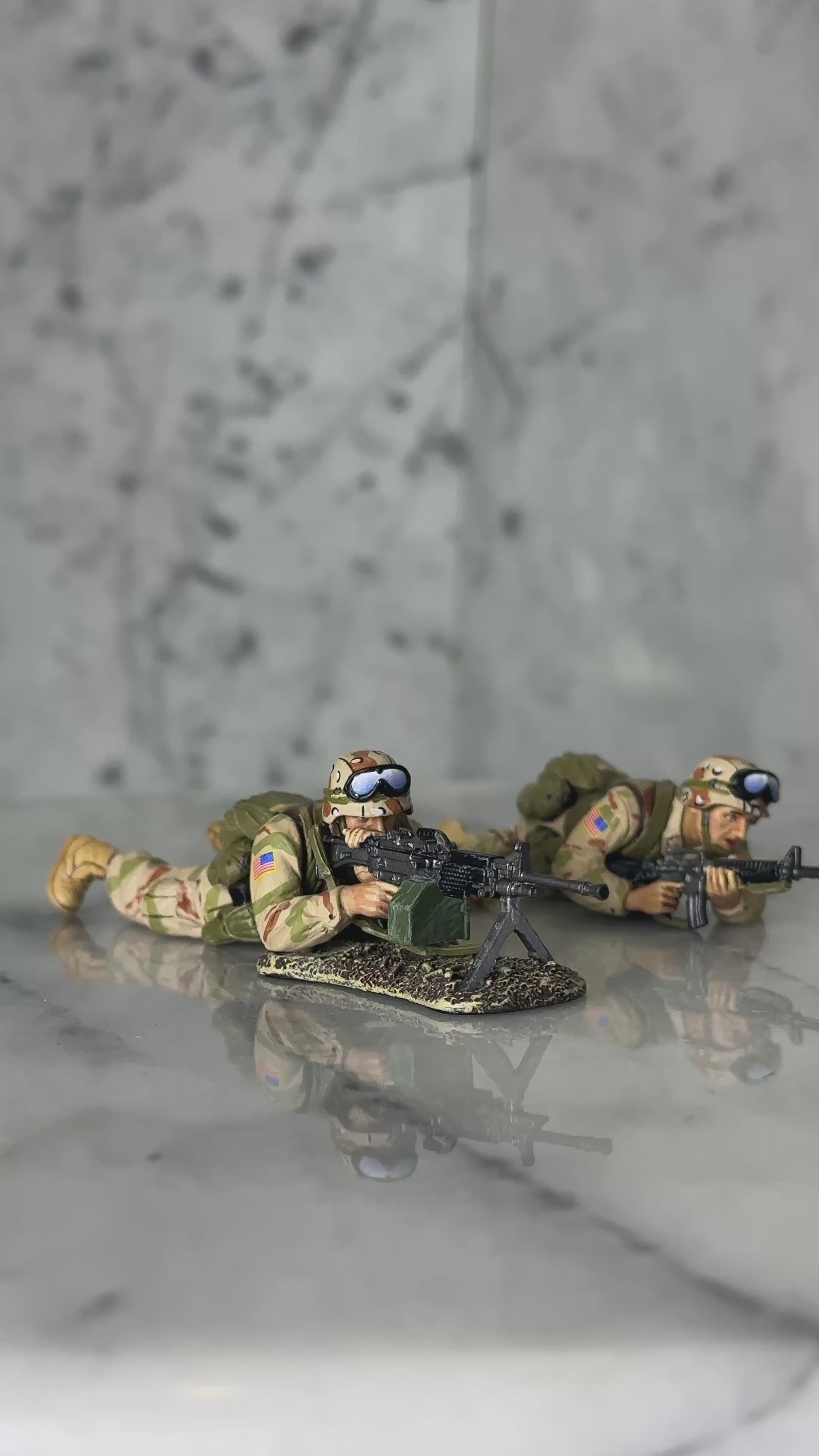 360 view of Rangers M249 SAW Team