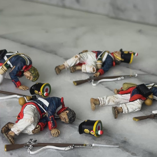 Santa Anna's Casualties of Battle military miniatures