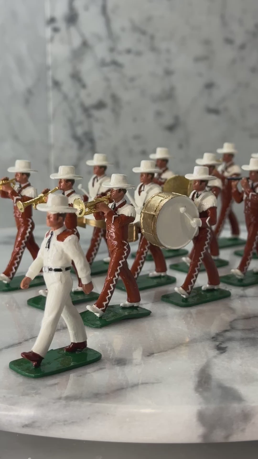 360 degree view of the University of Texas marching band.