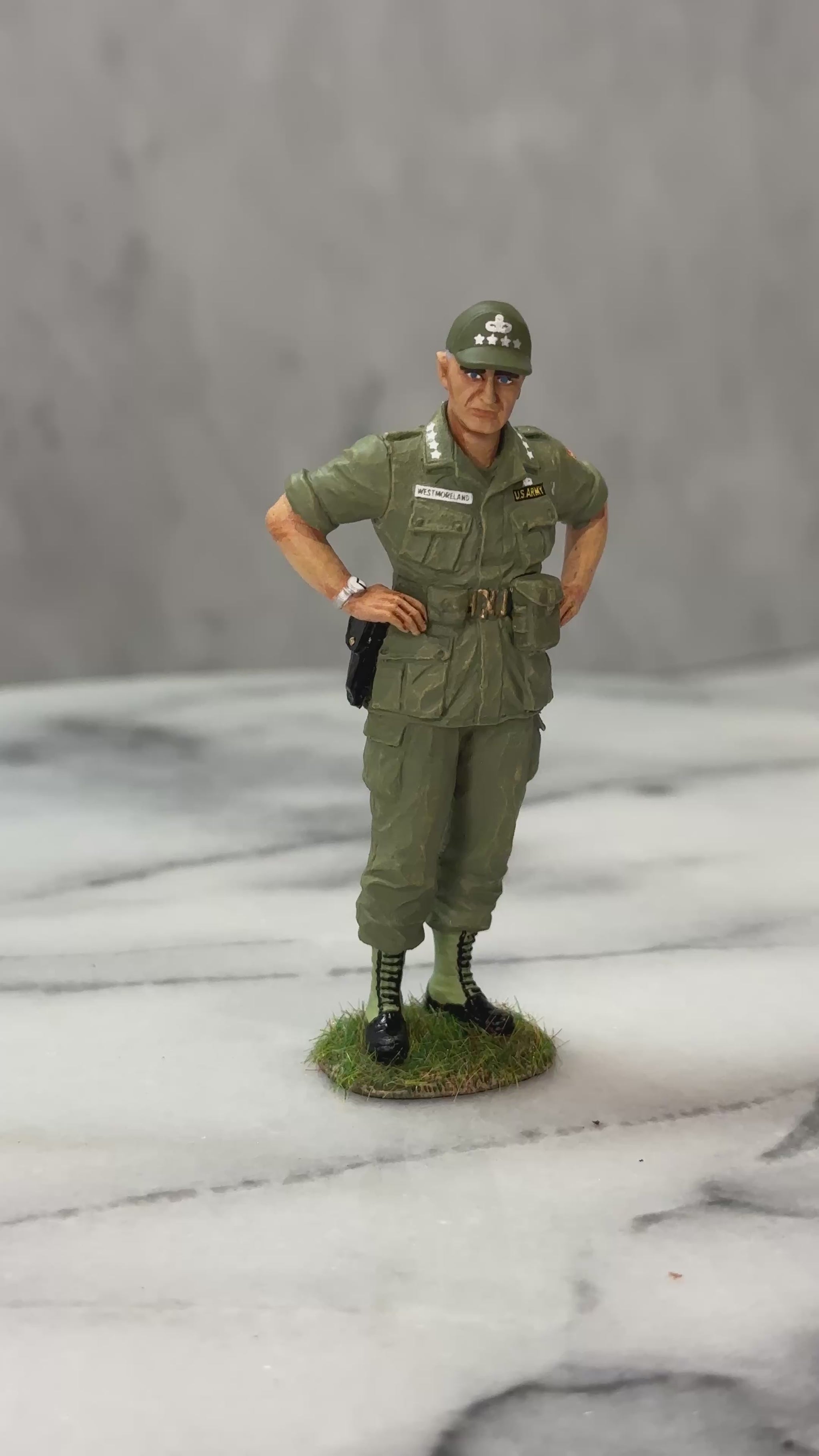 360 view of toy soldier Westmoreland.