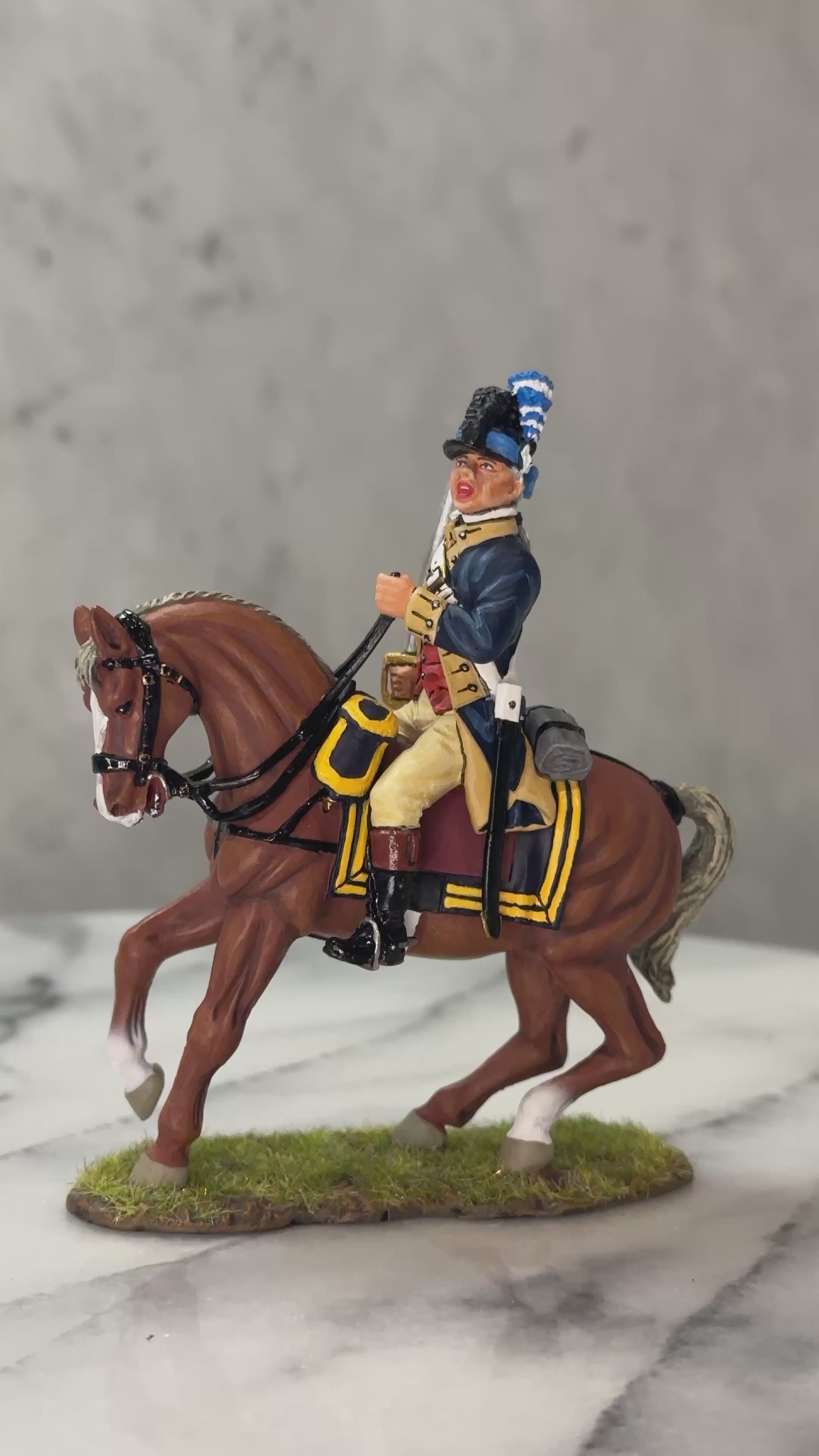 360 view of W.G.C. Commandant Major Caleb Gibbs.