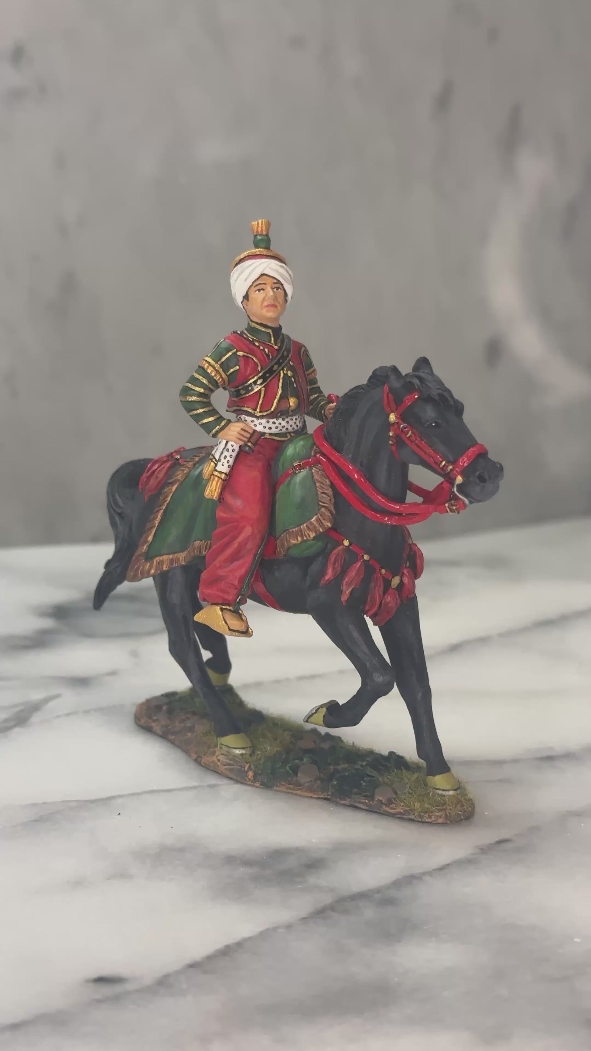 360 view of Napoleon's Mameluk Bodyguard Roustan.