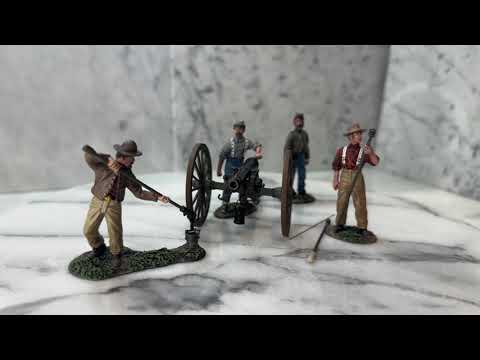 360 view of Collectible toy soldier miniature set Give'em Another Round.