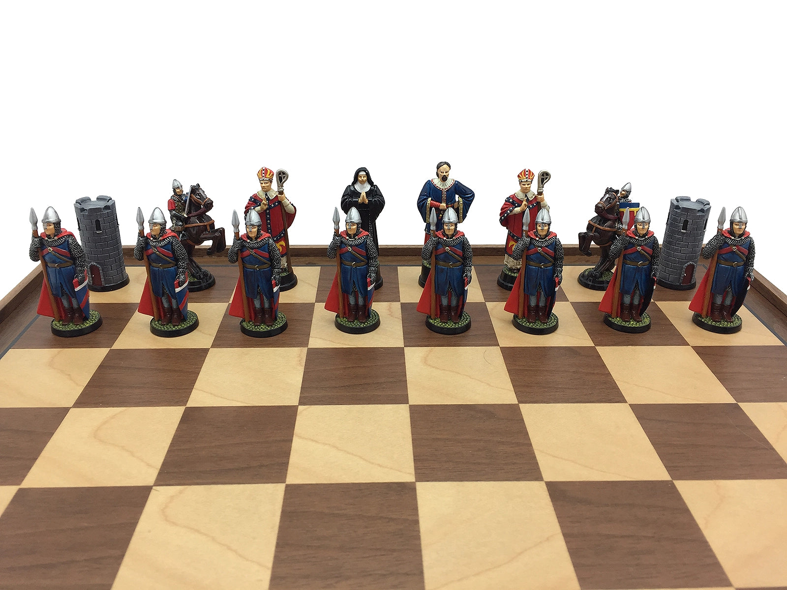 Toy soldier miniature army men Robin Hood Chess Set.