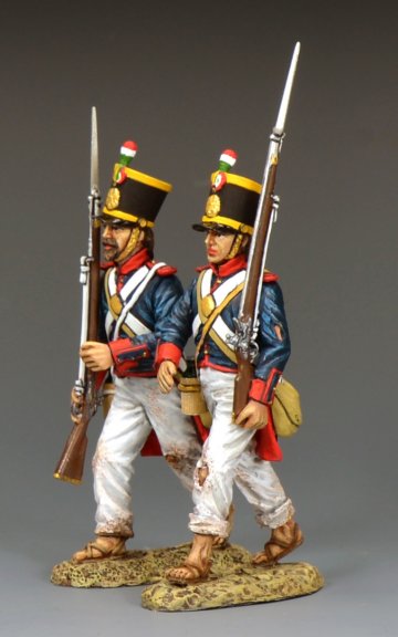 Mexican soldiers marching to battle Alamo 1836 Texas Revolution military miniatures 1/30 scale matte figures Set B RTA126