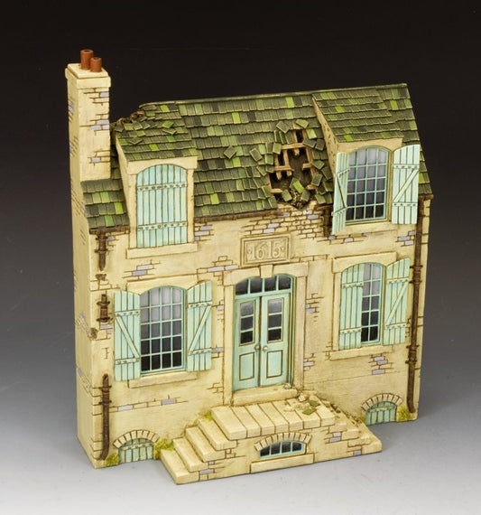 European farmhouse diorama accessory King and Country SP122 1/30 scale historical building backdrop for military scenes