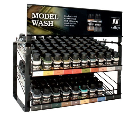 Vallejo model paint display rack.