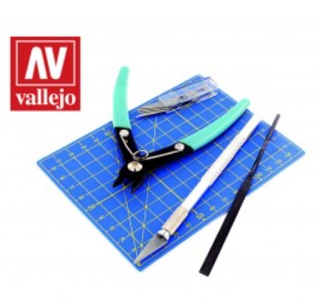 This Vallejo 11001 Plastic Modeling Tool Set.