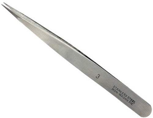 Vallejo 12003 #3 Stainless Steel Fine Tweezers