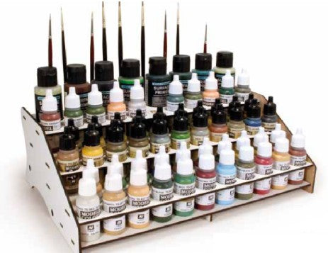 Paint display stand.