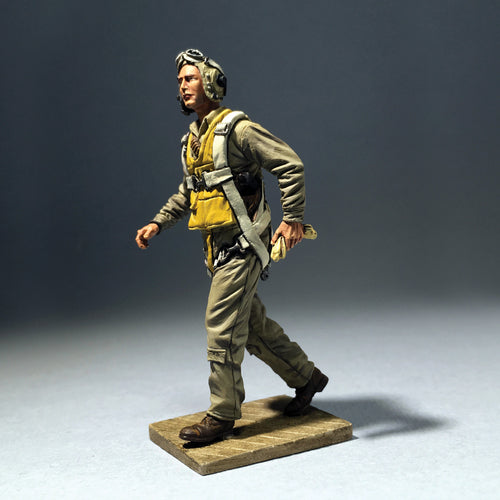 Collectible toy soldier miniature George H. W. Bush U.S. Navy. 