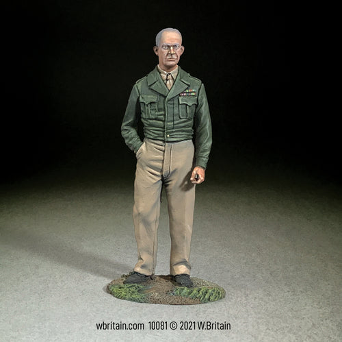 Toy soldier army men U.S. General Dwight D. Eisenhower.