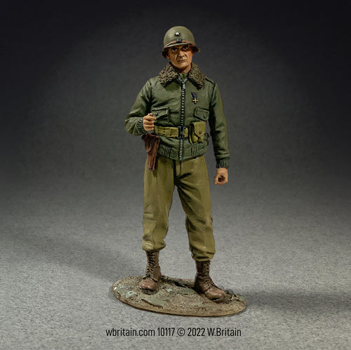 Toy soldier army men U.S. General McAuliffe 101st Airborne 1944-45.