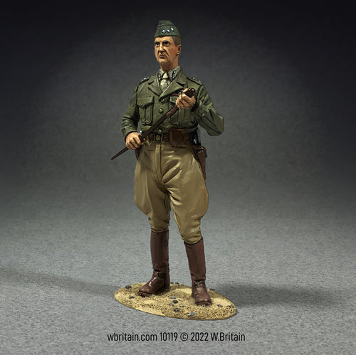 Toy soldier army men General George S. Patton 1943-45.