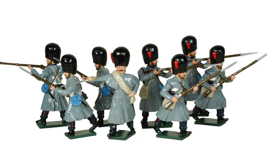 Collectible toy soldier miniature set Coldstream Guards.