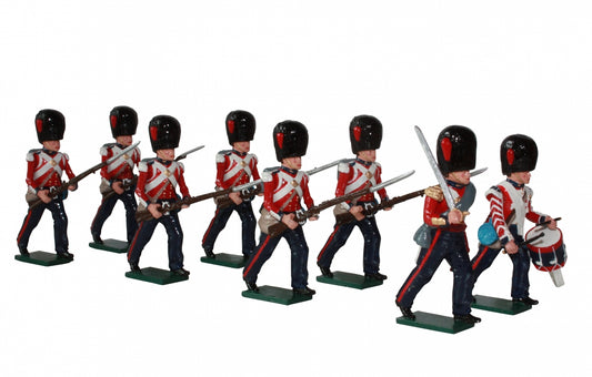 Collectible toy soldier army men Coldstream Guards Advancing.