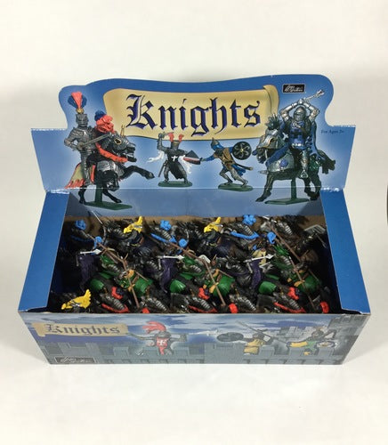 Collectible toy soldier miniature army men Knights Mounted Counter Pack.