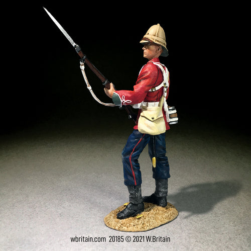Collectible toy soldier miniature 24th Foot Standing Loading.