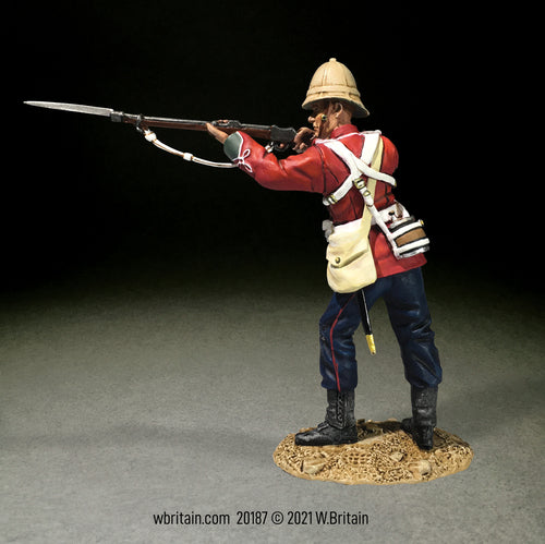 Collectible toy soldier miniature 24th Foot Firing. 