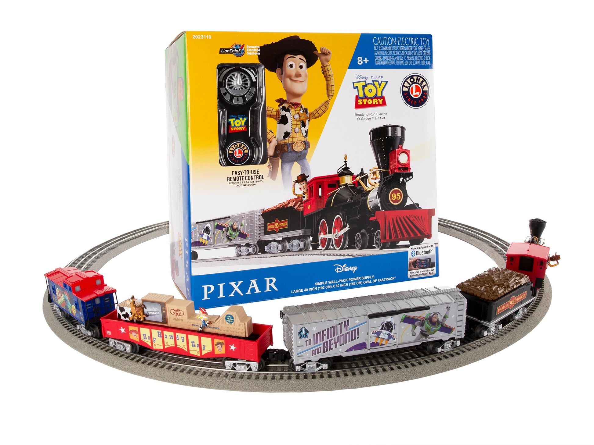 Model train set O Scale Toy Story LionChief.