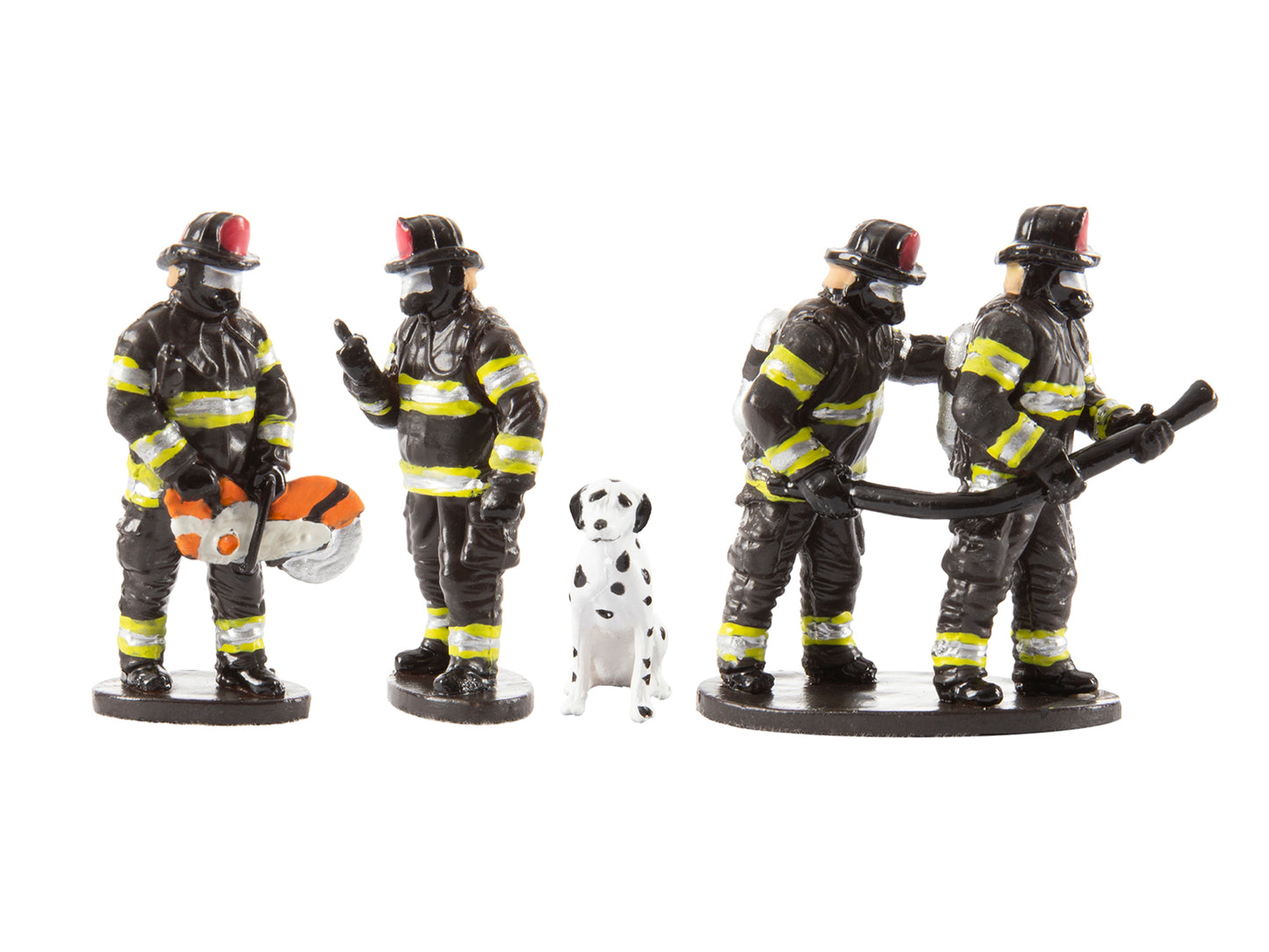 Firefighter figures and Dog
