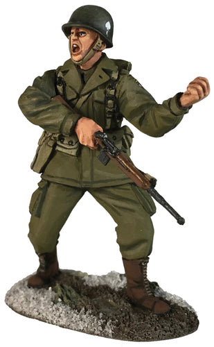 Toy soldier army men U.S. 101st Airborne Officer in M-43 Jacket.