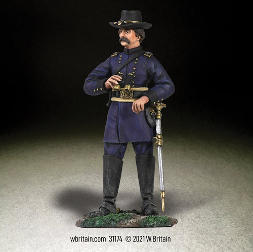 Collectible toy soldier miniature army men figurine Union General G.K. Warren