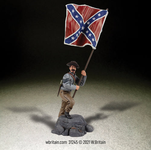 Confederate 15th Alabama Flag Bearer Gettysburg