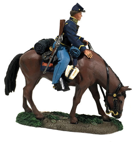 Collectible toy soldier miniature Cavalry Trooper Mounted No.1.