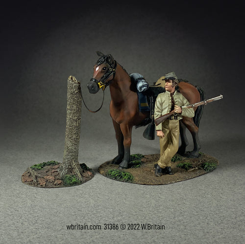 Dismounted Confederate Cavalryman