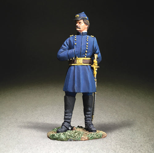 Collectible toy soldier miniature army men figurine General George McClellan.