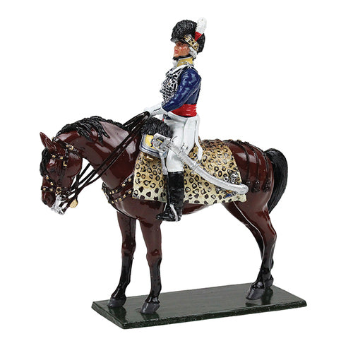 Collectible toy soldier miniature army men Prince Regent as Colonel 10th Light Dragoons 1795.