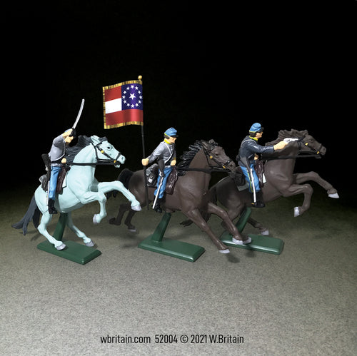 Toy soldier miniature army men American Civil War Confederate Cavalry No.1.