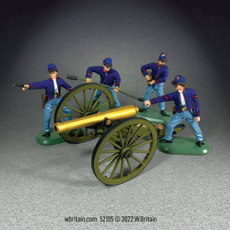 12 pound Napoleon Cannon with 4 Artillery Crew