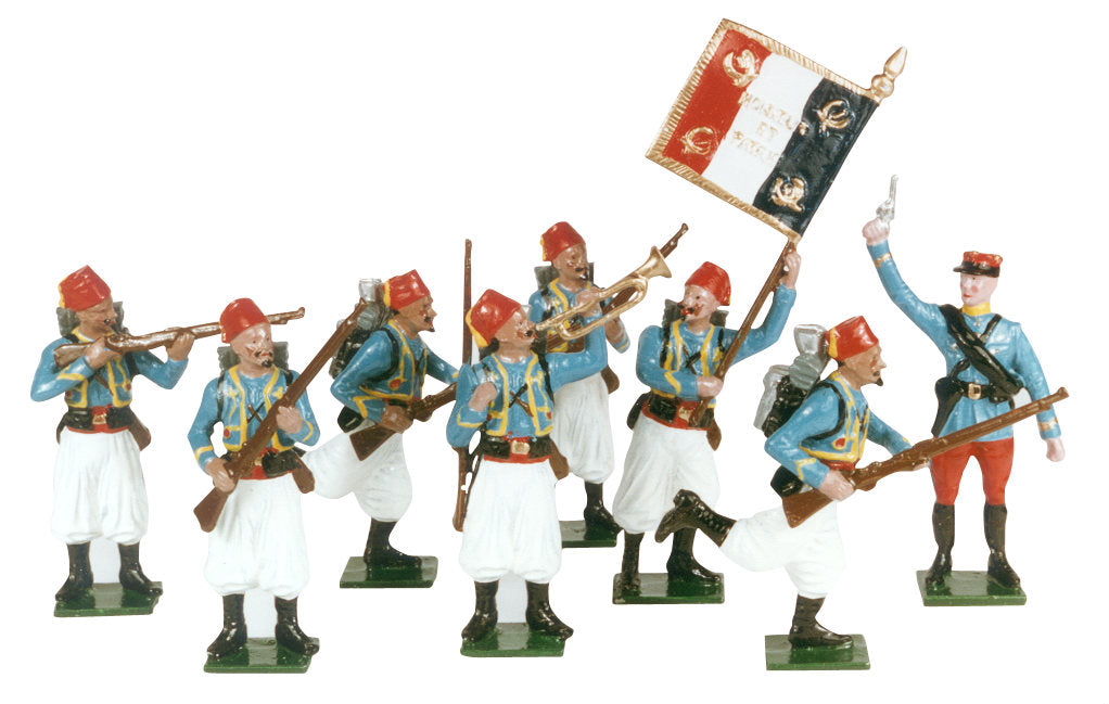 Toy Soldier miniature army men French Tirailleur Algerian Turcos 1914.