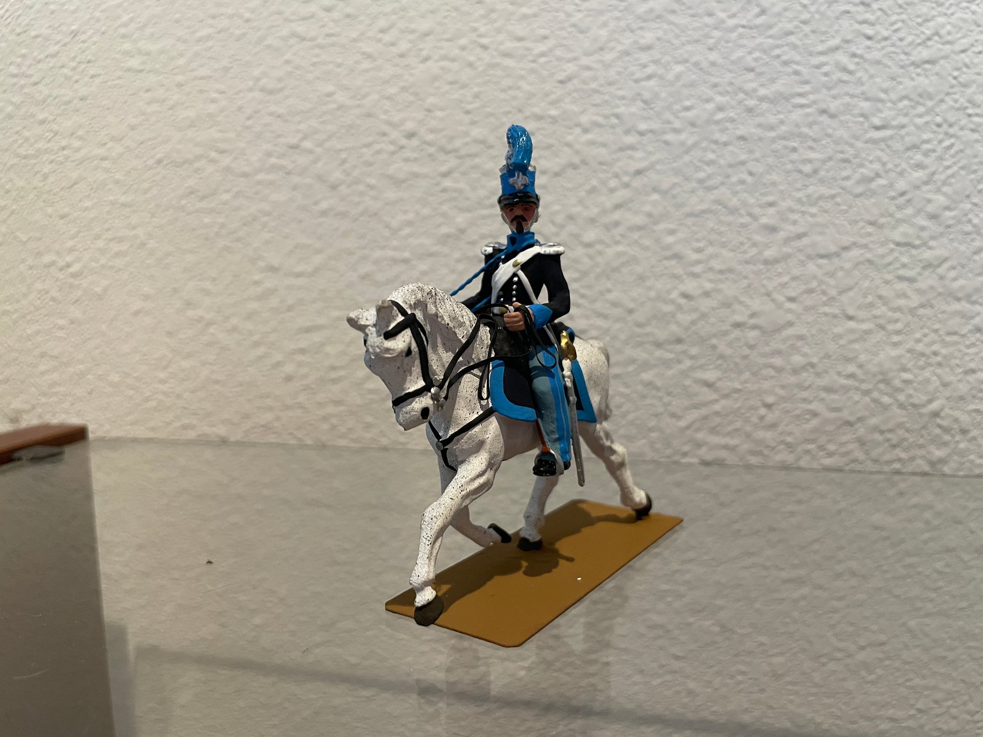 Collectible toy soldier miniature Cavalrymen of Sardinia.